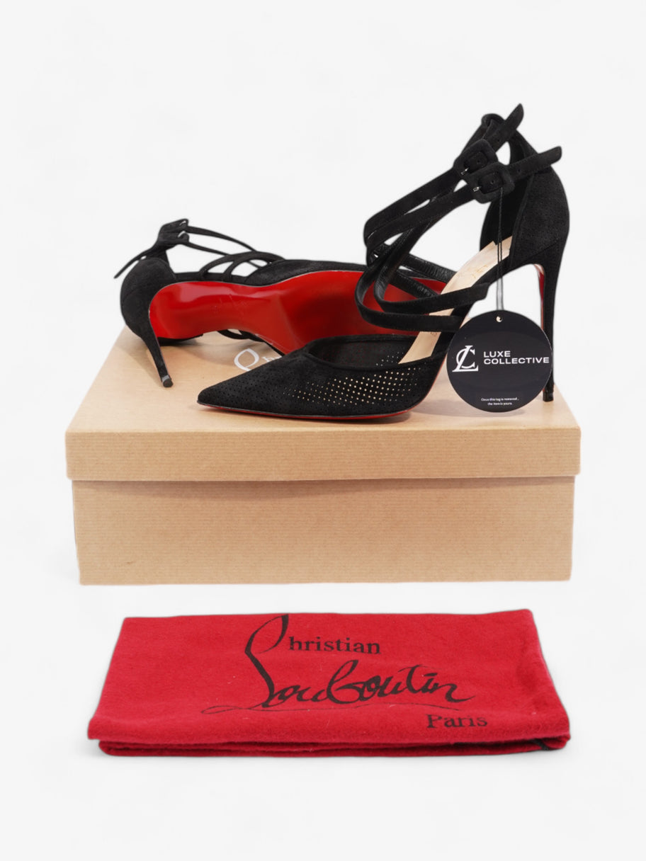 Christian Louboutin Victorilla 100mm Black Suede EU 38 UK 5 Image 10