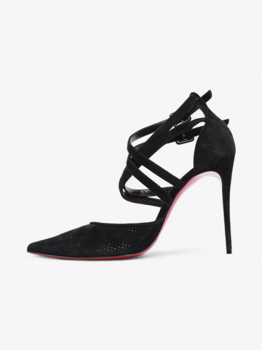 Christian Louboutin Victorilla 100mm Black Suede EU 38 UK 5 Image 3