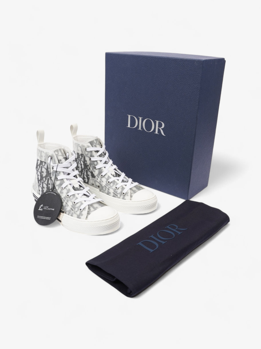 Christian Dior B23 High-tops White  / Grey Oblique Mesh EU 40 UK 6 Image 10