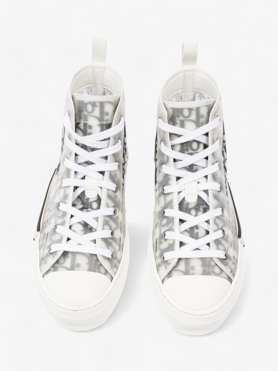 Christian Dior B23 High-tops White  / Grey Oblique Mesh EU 40 UK 6 Image 8