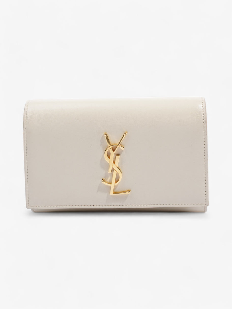 Saint Laurent Kate Belt Bag Cream Calfskin Leather Image 1