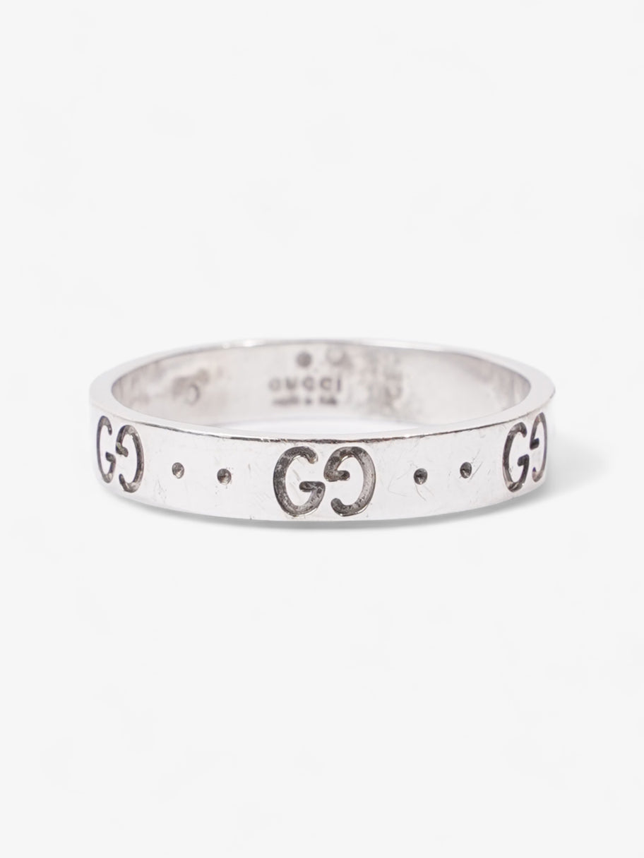 Gucci Icon Thin Ring White Gold White Gold 19 (Circumference - 59mm) Image 1