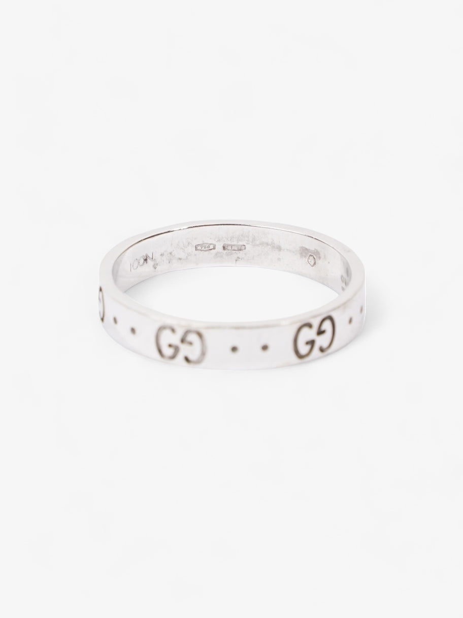 Gucci Icon Thin Ring White Gold White Gold 19 (Circumference - 59mm) Image 2