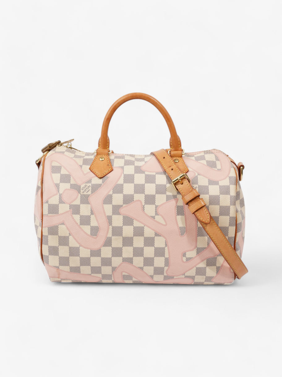 Louis Vuitton Speedy Bandoulière Damier Azur / Light Pink Coated Canvas 30 Image 1