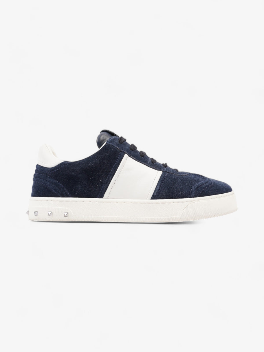 Valentino Flycrew Sneakers Navy Blue / White Suede EU 37 UK 4 Image 1