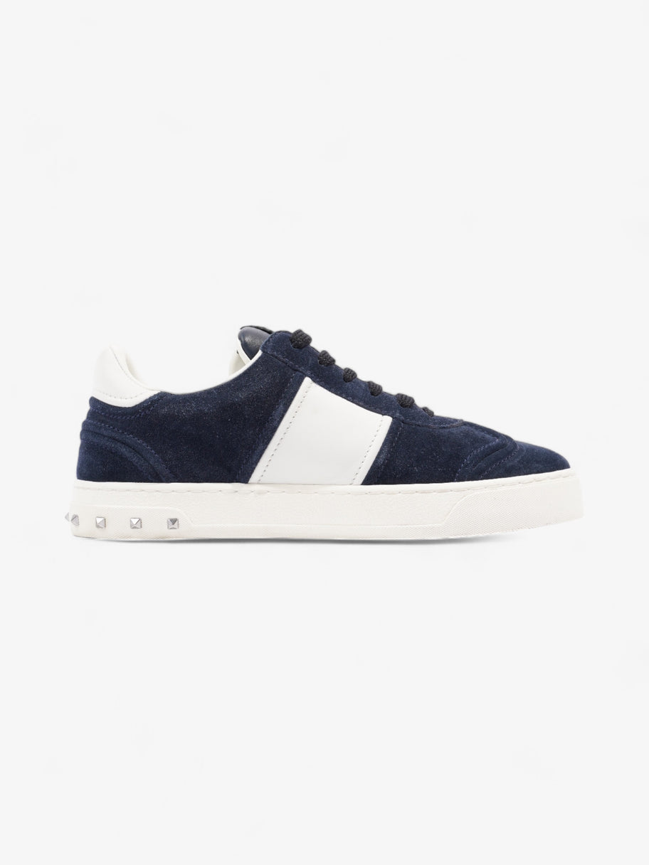 Valentino Flycrew Sneakers Navy Blue White Suede EU 37 UK 4 Luxe Collective