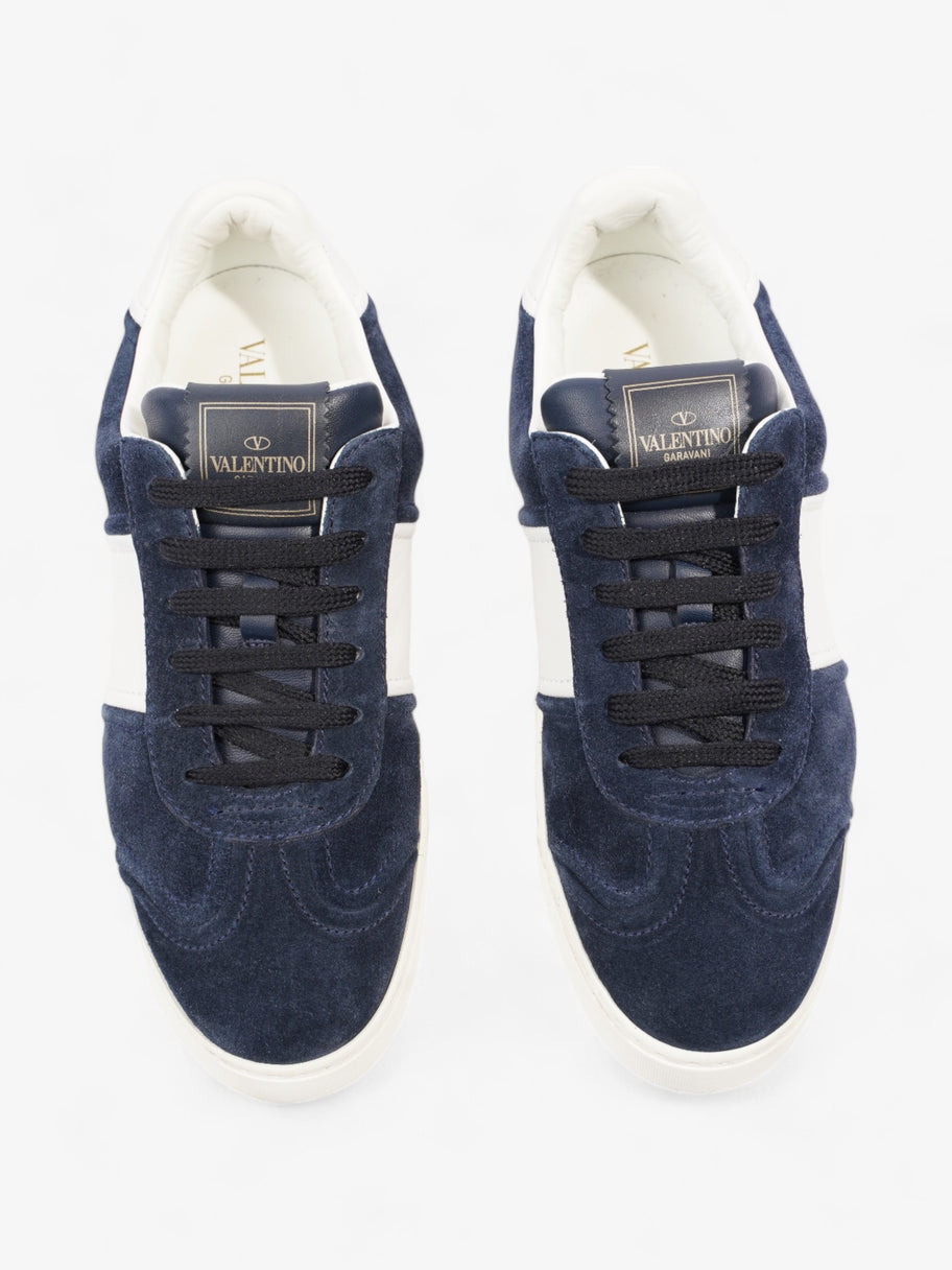 Valentino Flycrew Sneakers Navy Blue / White Suede EU 37 UK 4 Image 8