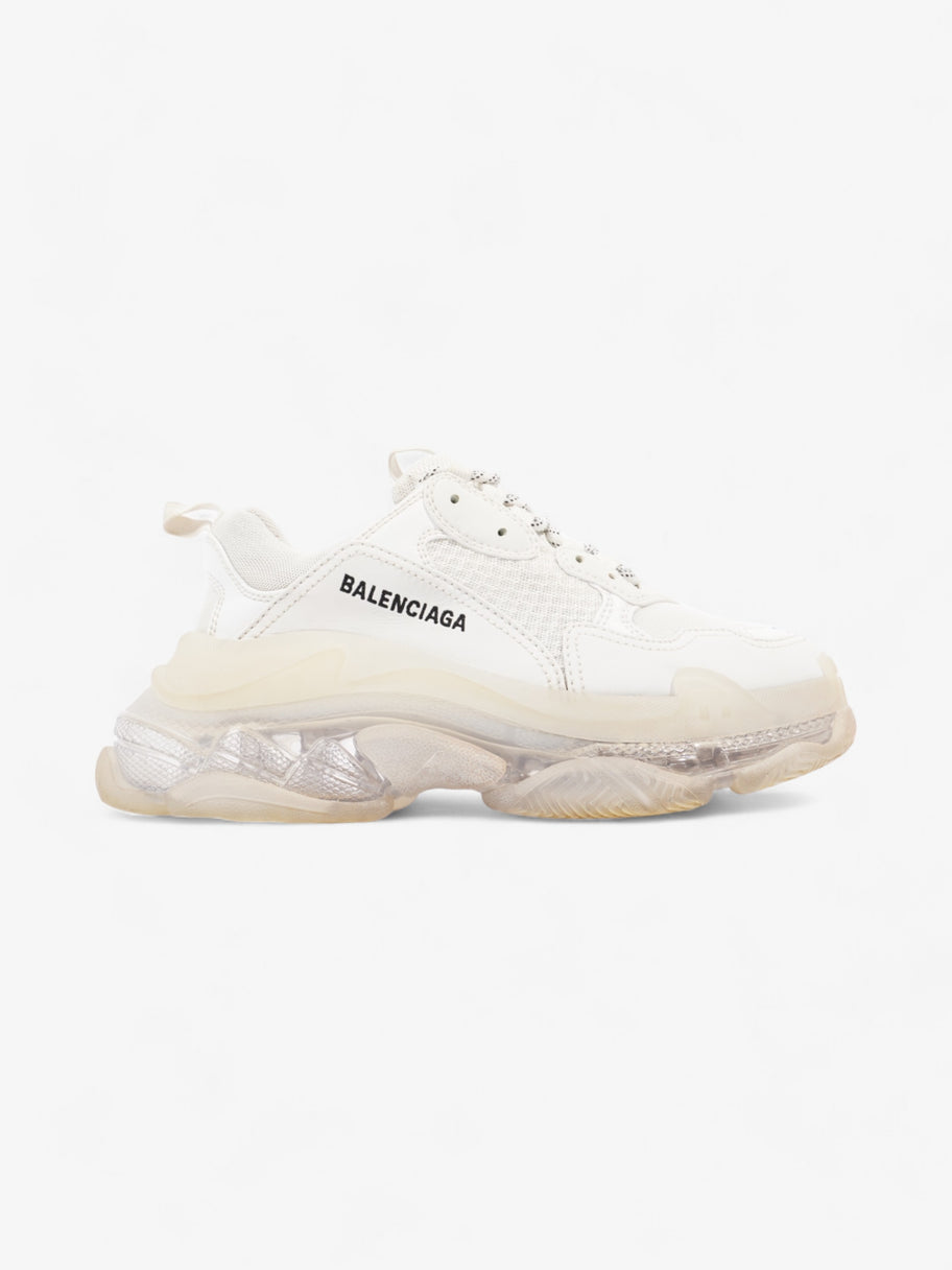 Balenciaga Triple S Clear Sole White Mesh EU 38 UK 5 Image 1