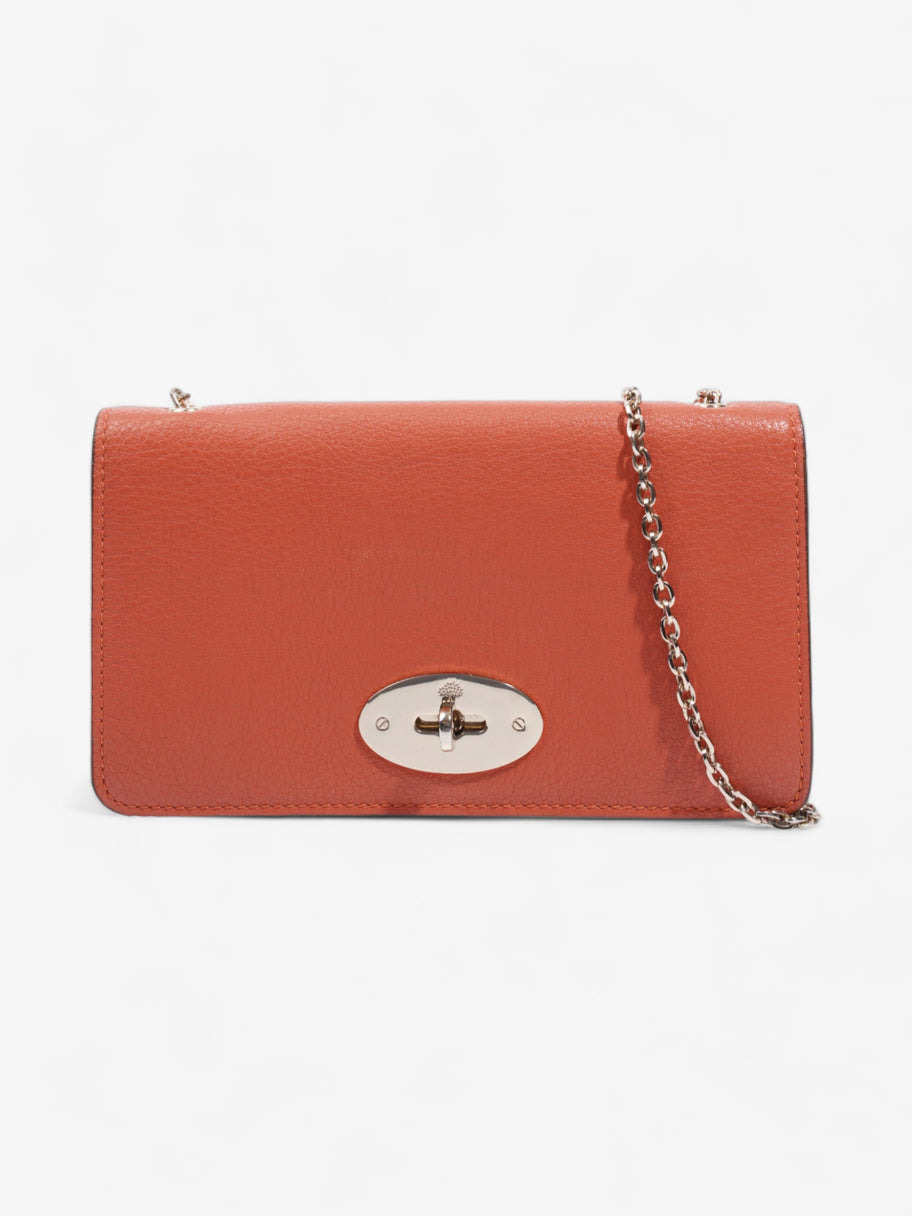 Mulberry Bayswater Clutch Wallet Burnt Orange Grained Leather Image 1