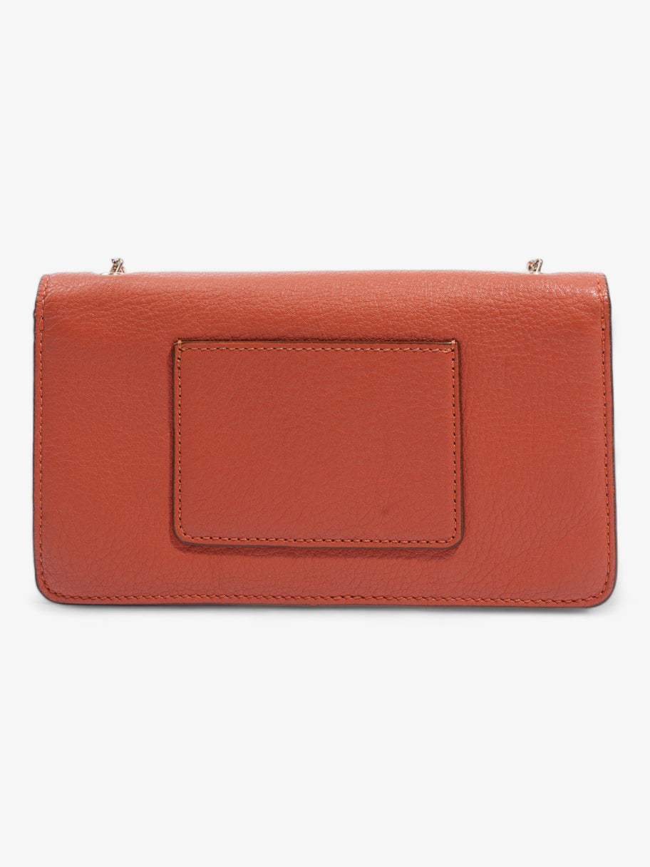 Mulberry Bayswater Clutch Wallet Burnt Orange Grained Leather Image 4