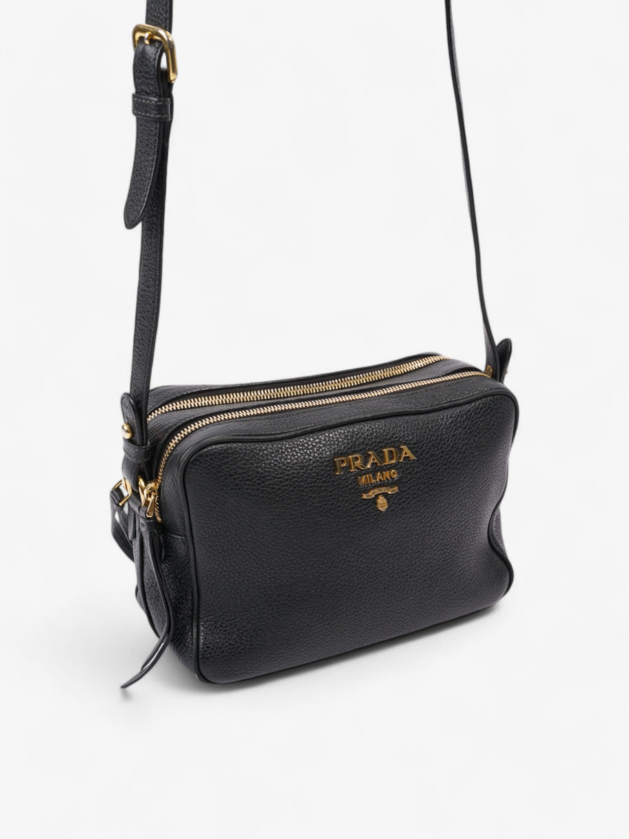 Prada Camera Bag Black Saffiano Leather Luxe Collective