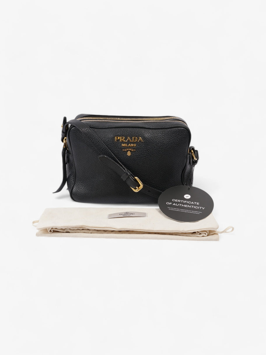 Prada Camera Bag Black Saffiano Leather Luxe Collective