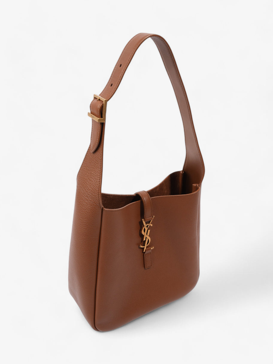 Saint Laurent Le 5 a 7 Hobo Brown Leather Small Image 7