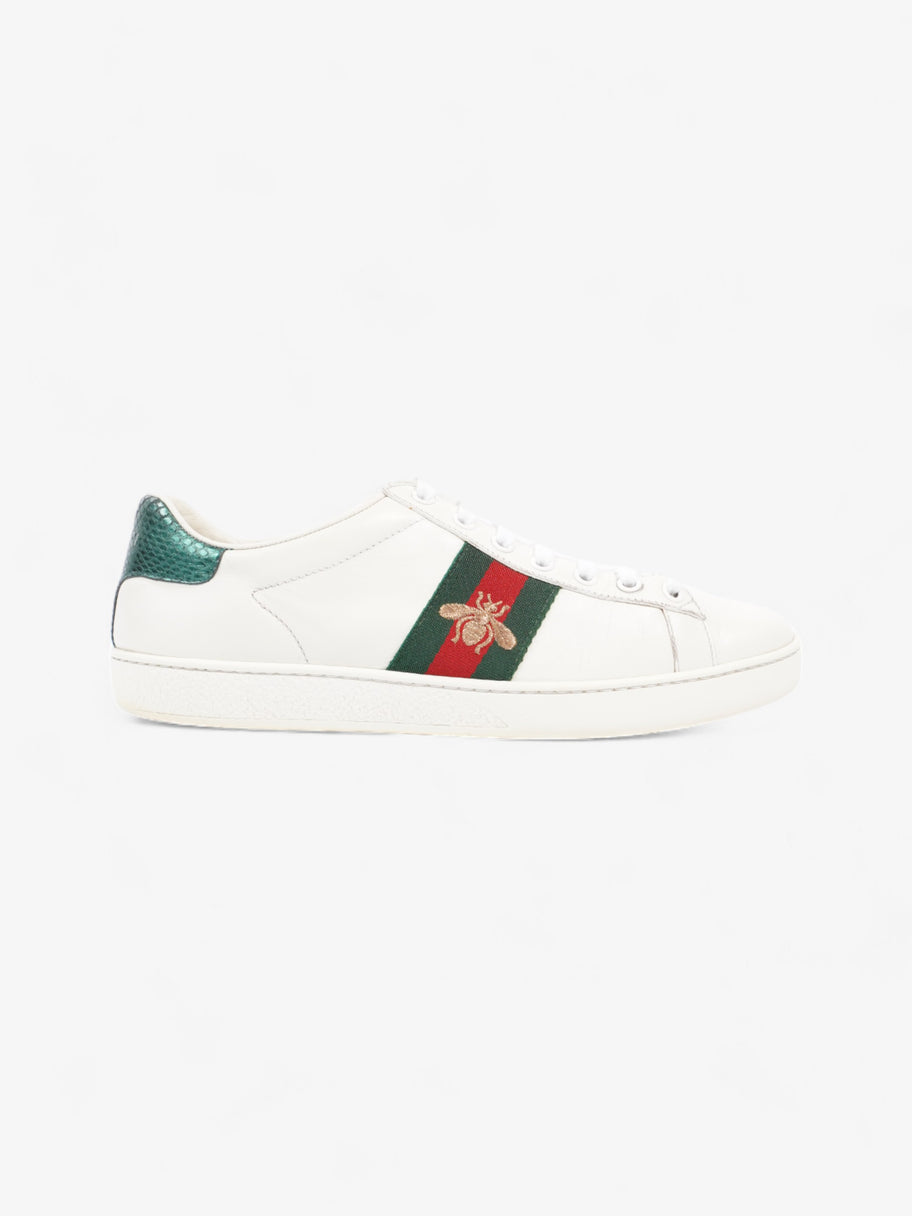 Gucci Ace Embroidered Bee White / Green / Red Leather EU 38.5 UK 5.5 Image 1