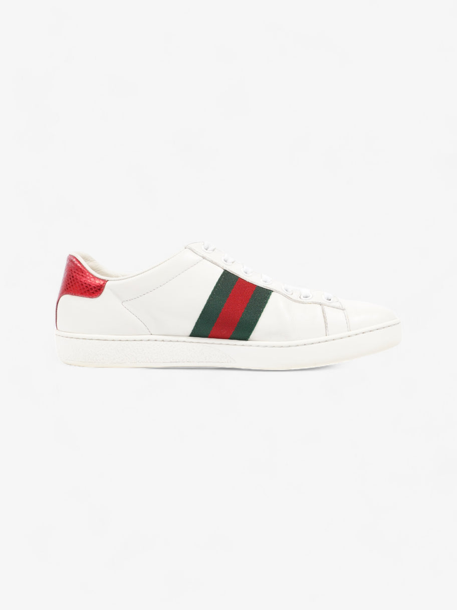 Gucci Ace Embroidered Bee White / Green / Red Leather EU 38.5 UK 5.5 Image 4