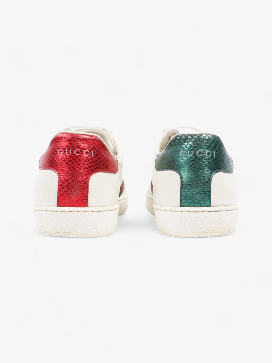 Gucci Ace Embroidered Bee White / Green / Red Leather EU 38.5 UK 5.5 Image 6