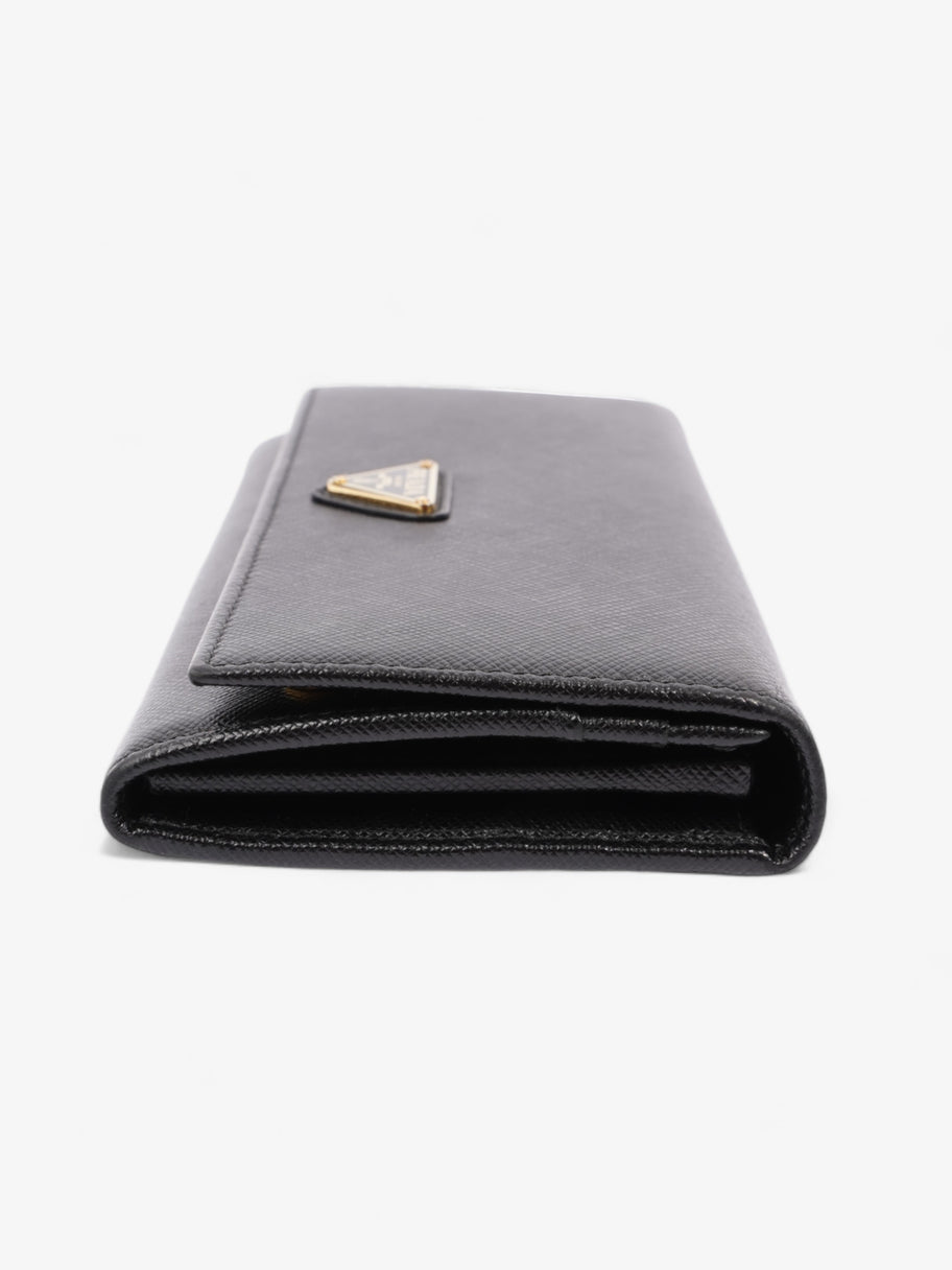 Continental Wallet Black Saffiano Leather Image 3