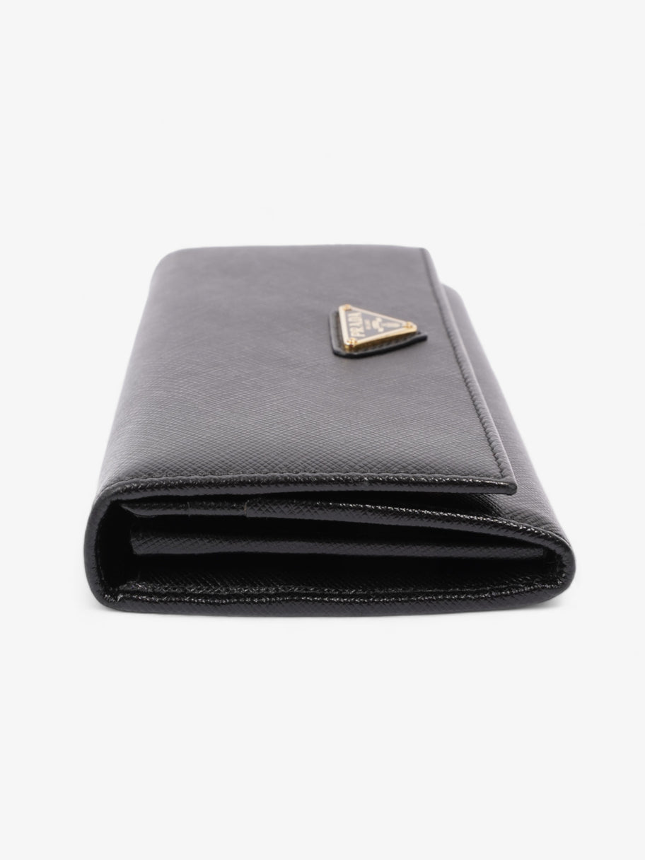 Continental Wallet Black Saffiano Leather Image 5