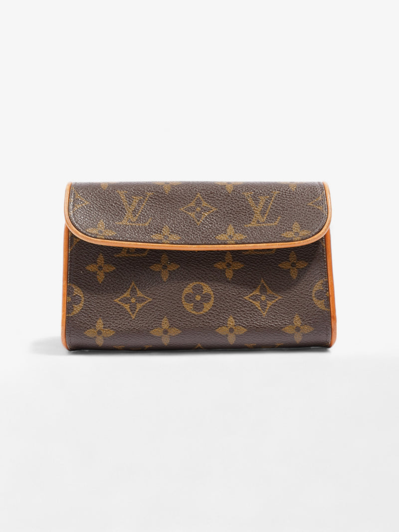  Louis Vuitton Pochette Florentine Monogram Coated Canvas