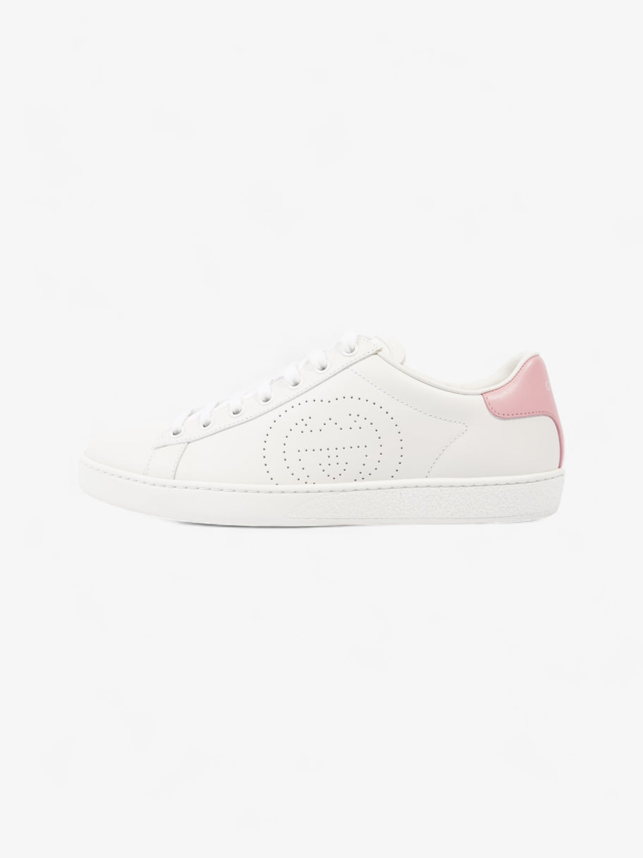 Gucci Ace Interlocking G Sneakers White / Pink Leather EU 38.5 UK 5.5 Image 5