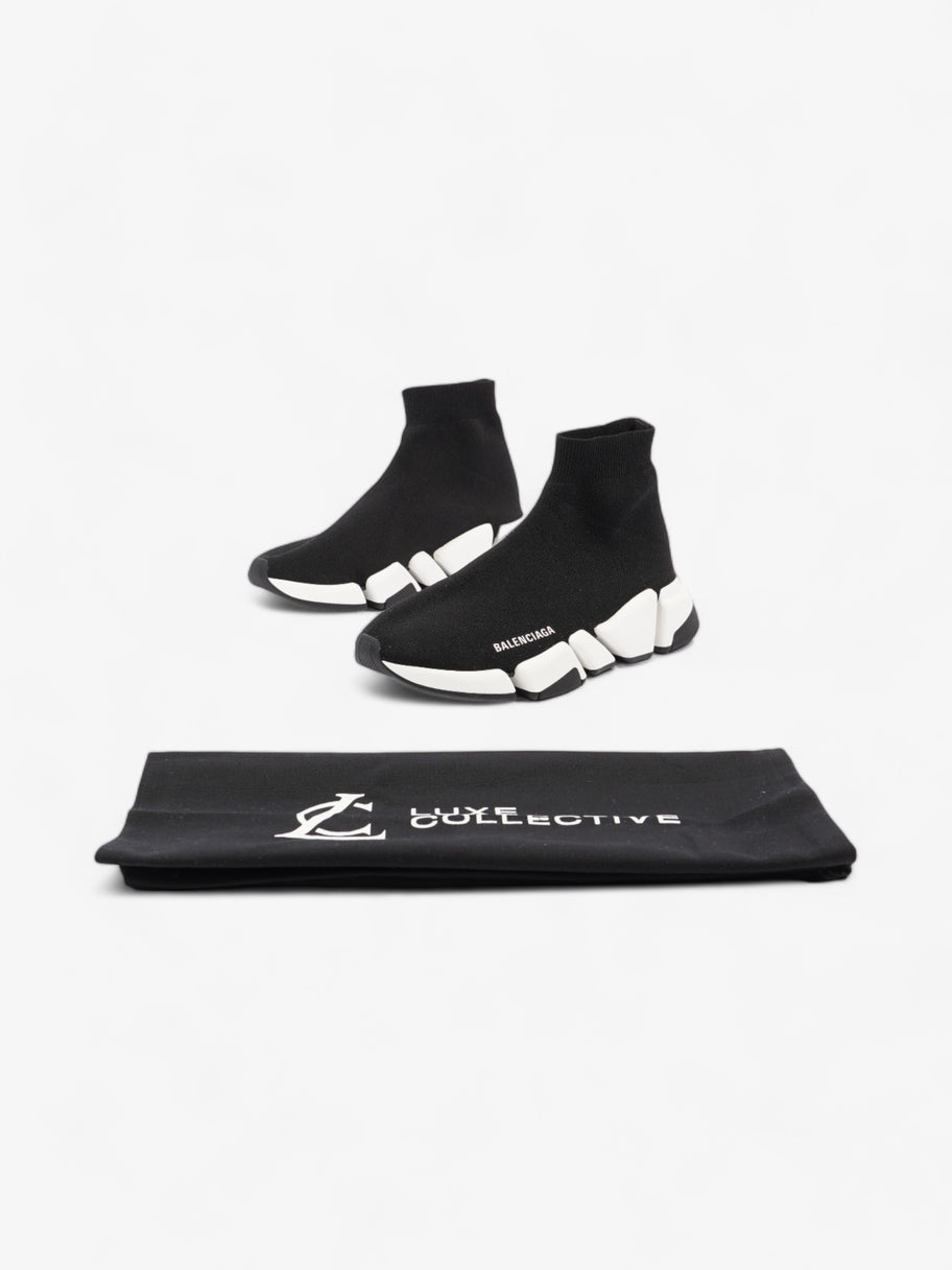 Balenciaga Speed 2.0 Black / White Cotton EU 38 UK 5 Image 10