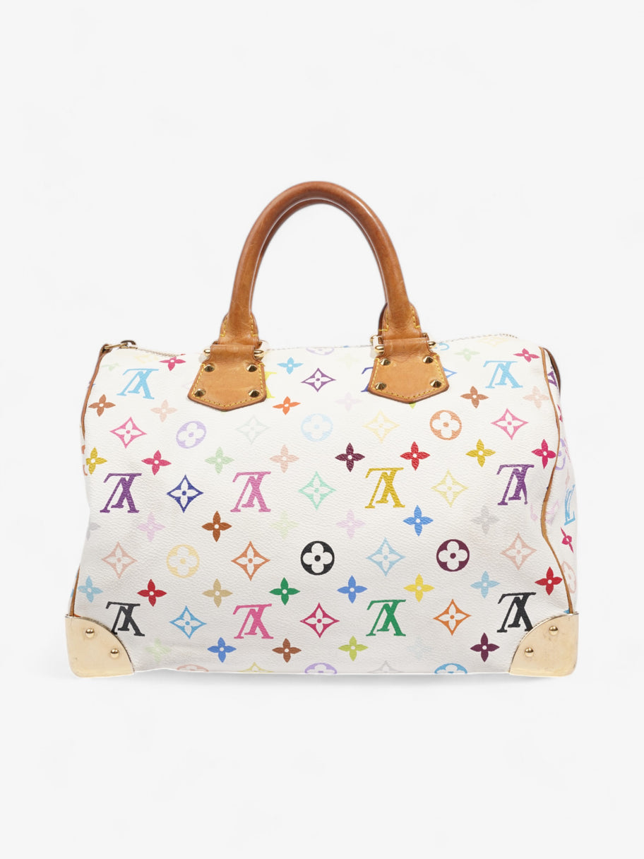 Louis Vuitton Murakami Speedy Monogram Multicolour / White Canvas 30 Image 4