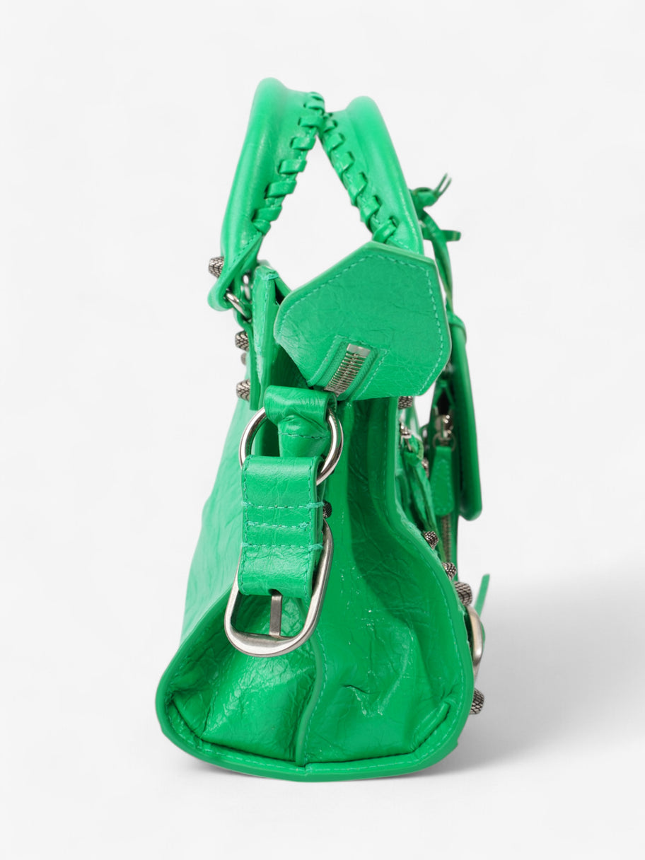 Balenciaga Neo Cagole City Bag Vivid Green Lambskin Leather XS Image 3