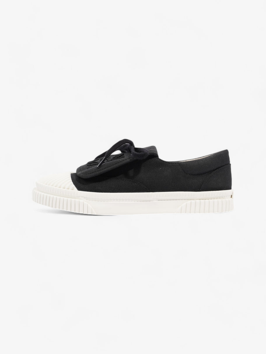 Loewe Anagram Flap Sneaker Black / White Canvas EU 38 UK 5 Image 5