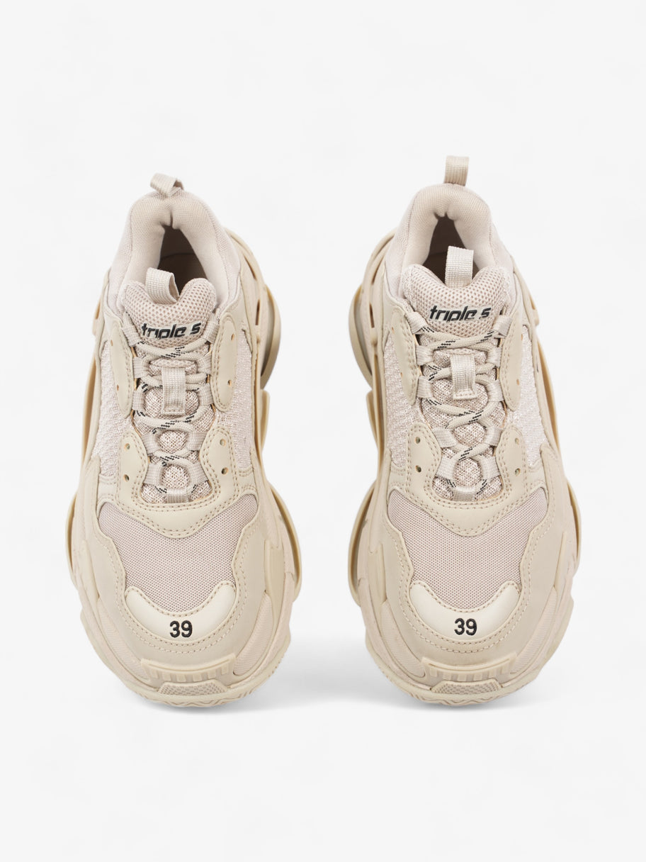 Balenciaga Triple S Beige Mesh EU 39 UK 6 Image 8