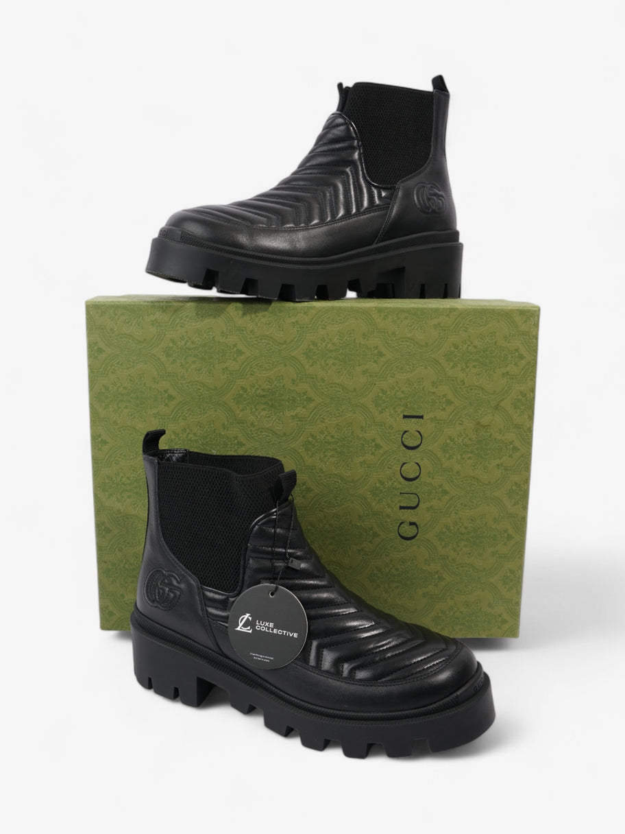 Gucci GG Marmont Boots Black Leather EU 40.5 UK 7.5 Image 9