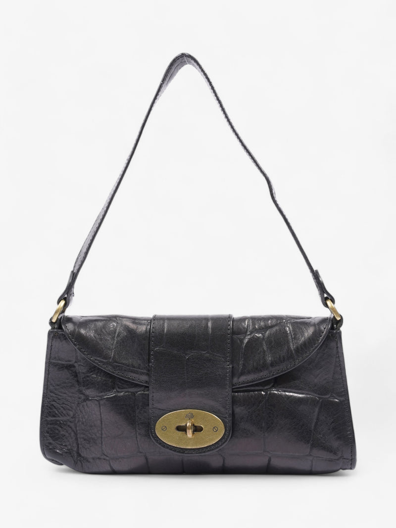  Mulberry Zinia Black Leather