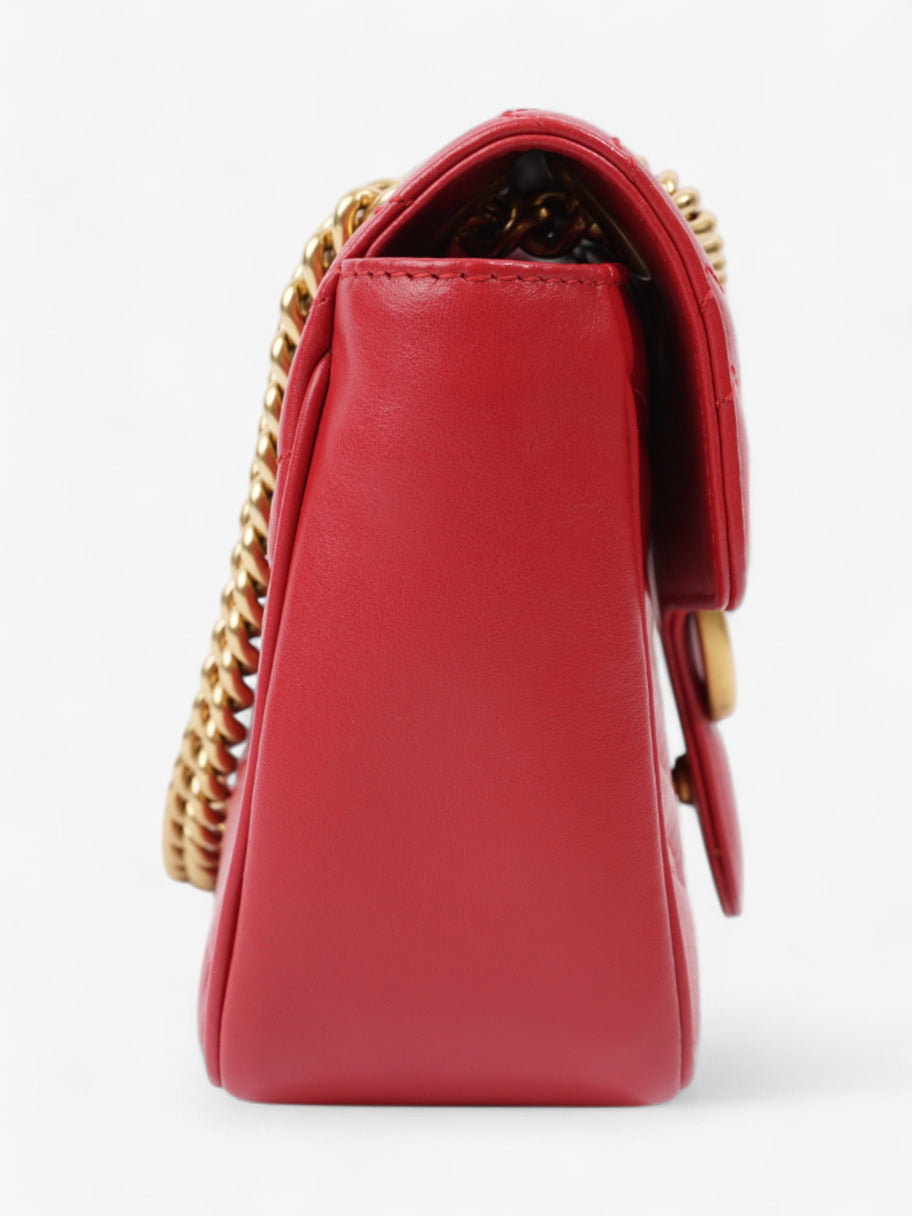 Gucci GG Marmont Red Matelasse Leather Small Image 5