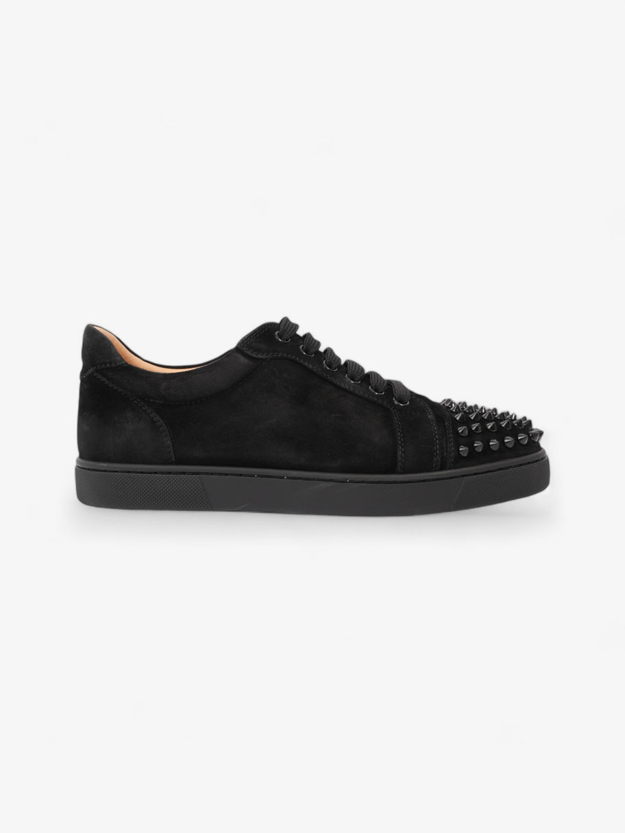 Christian Louboutin Vieira Spikes Sneakers Black Suede EU 38 UK 5 Luxe Collective