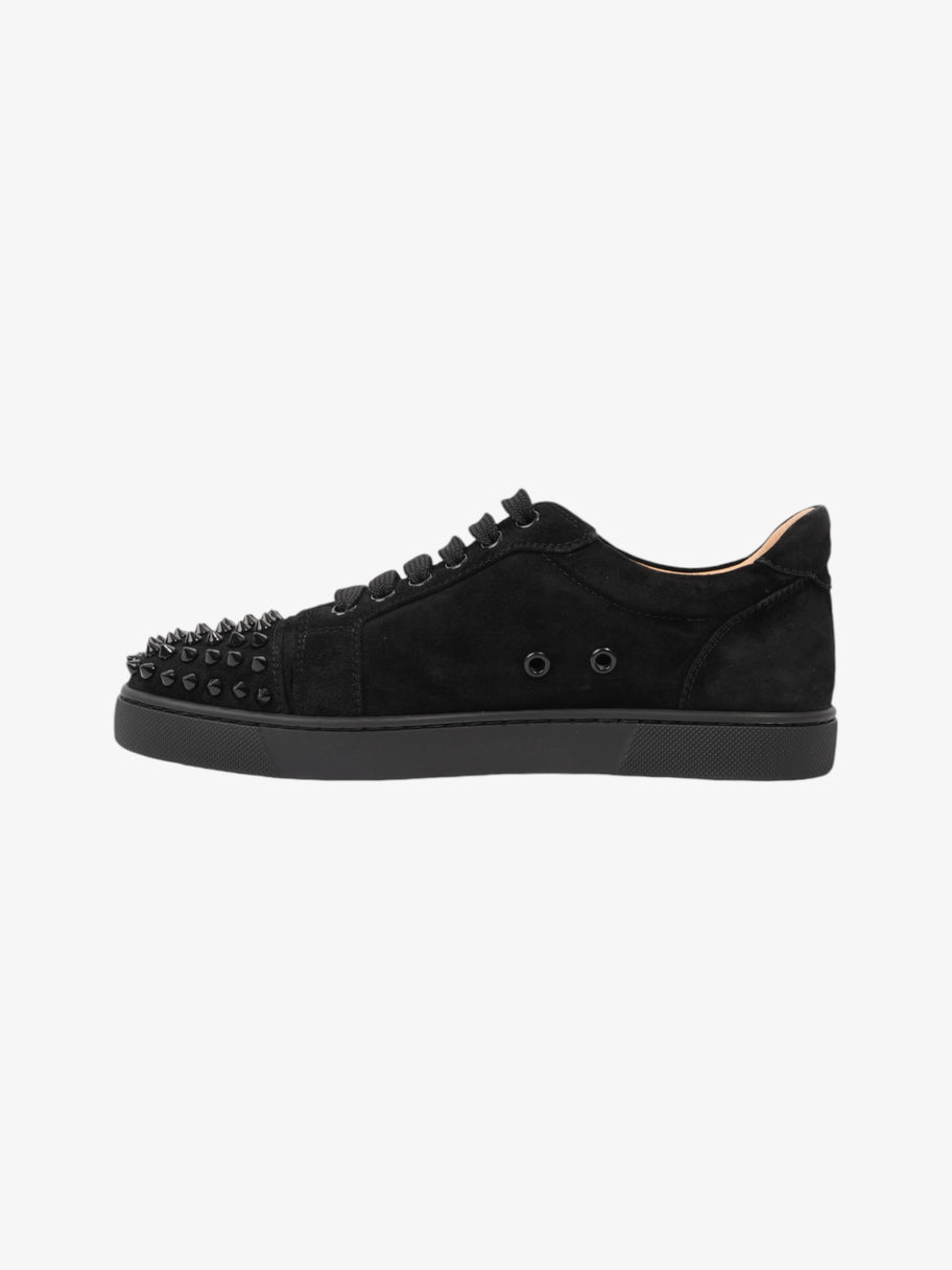 Christian Louboutin Vieira Spikes Sneakers Black Suede EU 38 UK 5 Image 3