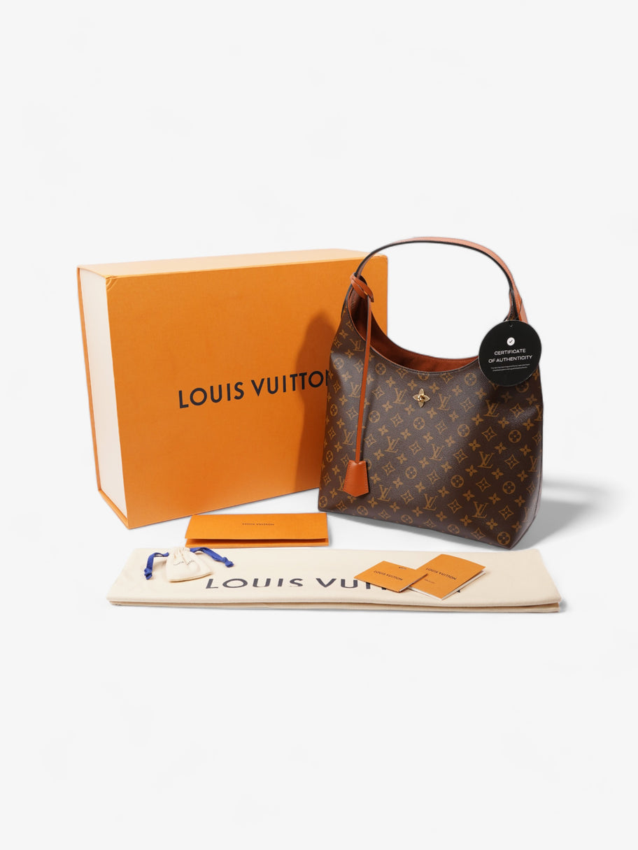 Louis Vuitton Flower Hobo Monogram Coated Canvas Image 11