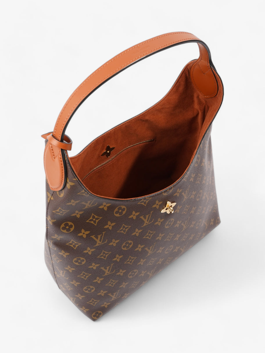 Louis Vuitton Flower Hobo Monogram Coated Canvas Image 7