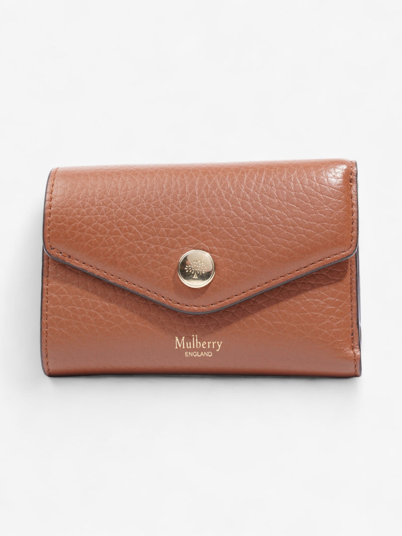  Mulberry Sadie Card Wallet Brown Calfskin Leather