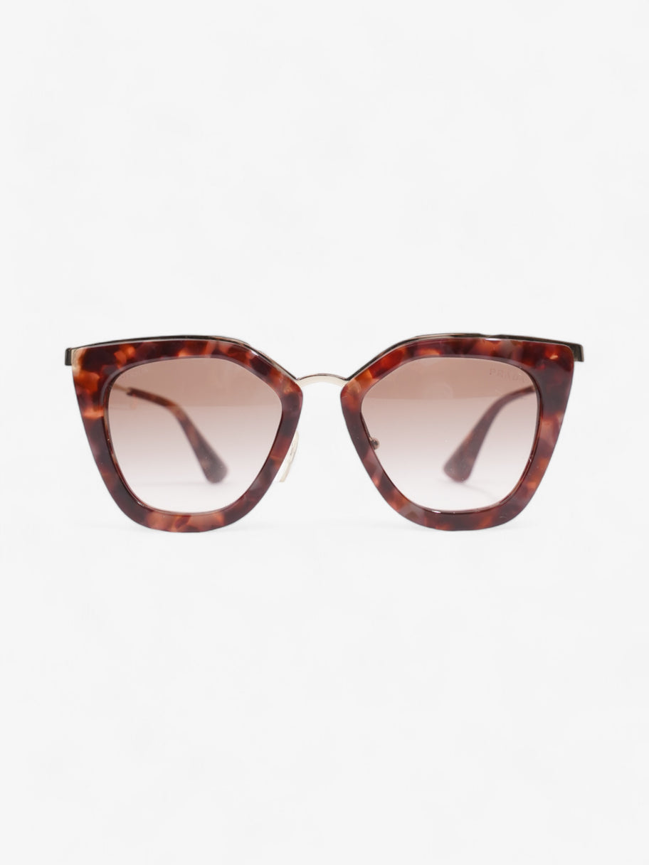 Prada Cat-Eye Sunglasses Brown / Pink / Gold Acetate 140mm Image 1