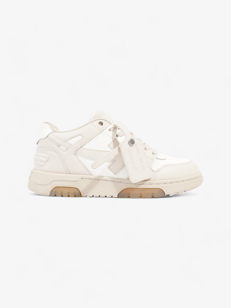  Off White Out Of Office Sneakers White / Beige Leather EU 38 UK 5