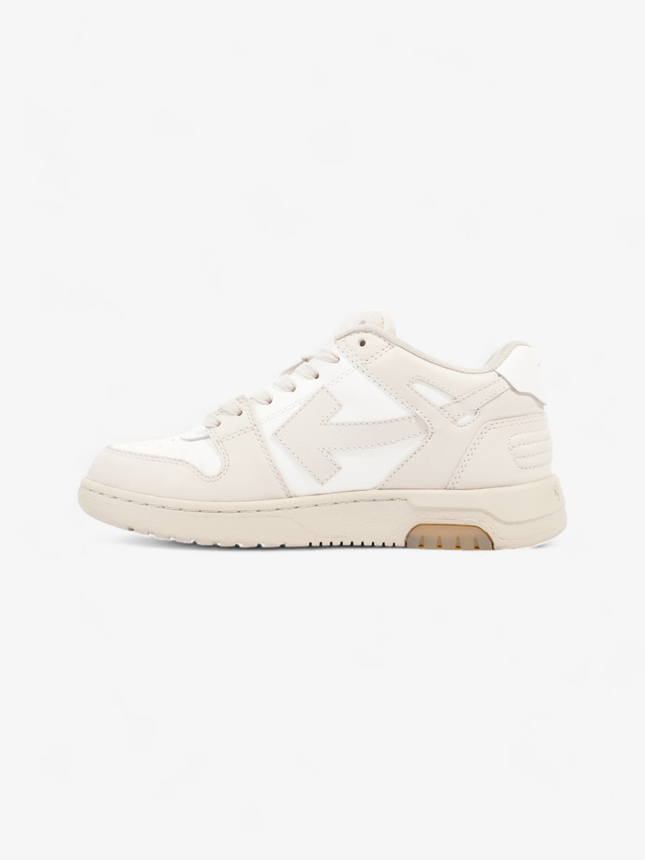 Off White Out Of Office Sneakers White / Beige Leather EU 38 UK 5 Image 3