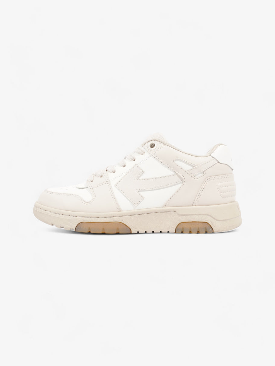 Off White Out Of Office Sneakers White / Beige Leather EU 38 UK 5 Image 5