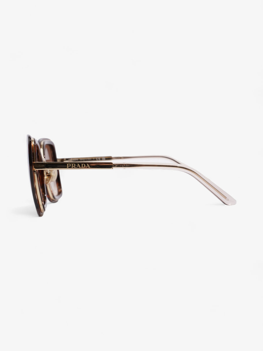 Prada Hexagon Sunglasses Tortoise  Acetate 135mm Image 2