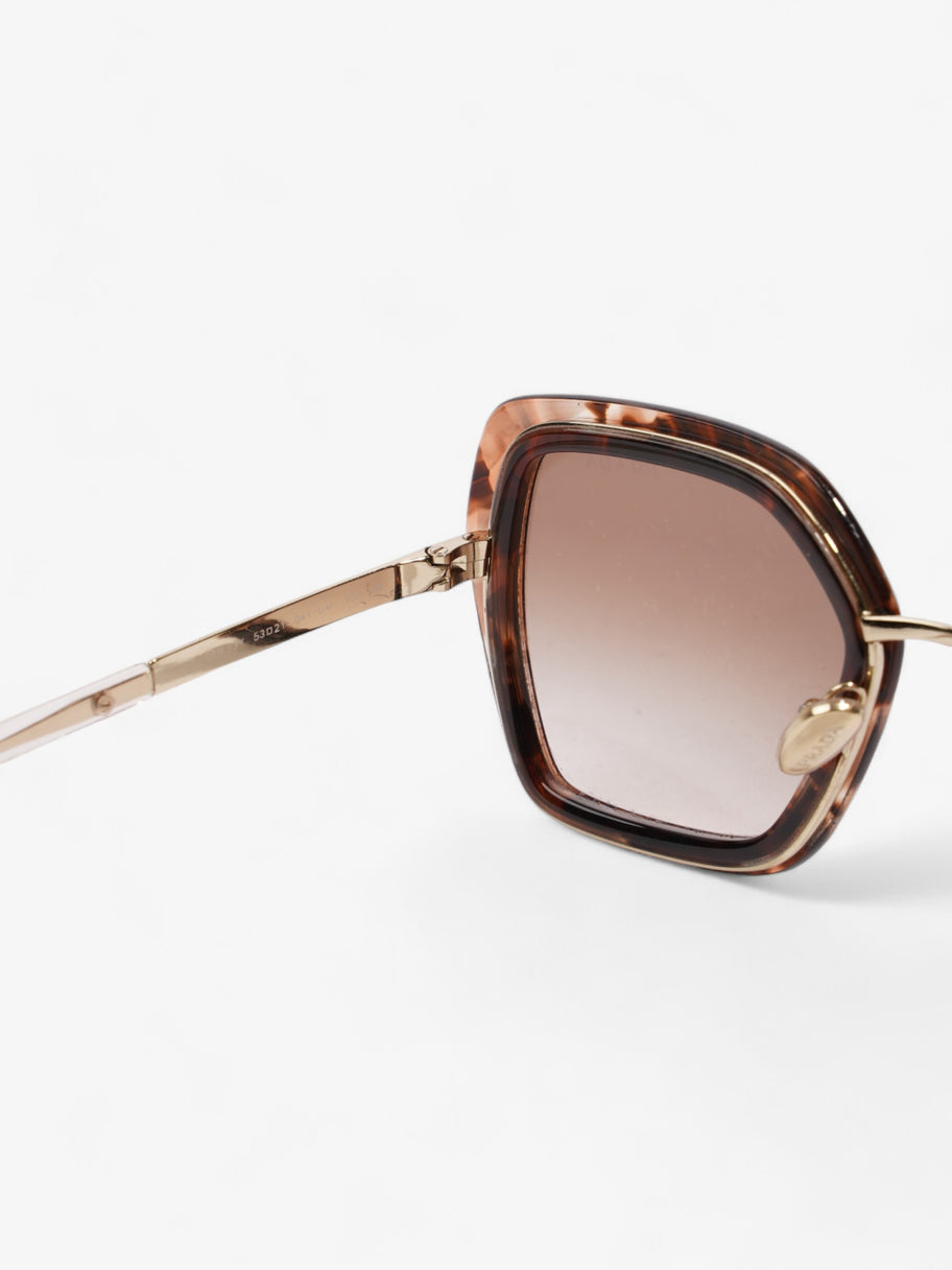 Prada Hexagon Sunglasses Tortoise  Acetate 135mm Image 5