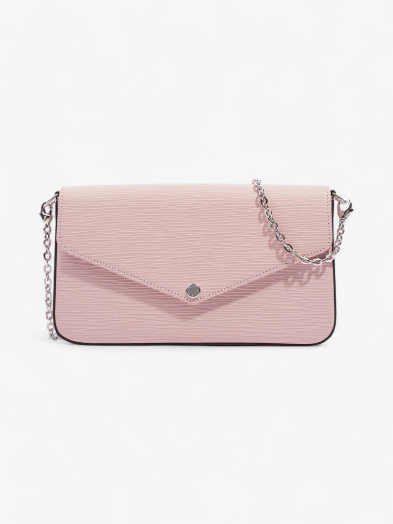  Louis Vuitton Pochette Felicie Rose Ballerine Epi Leather