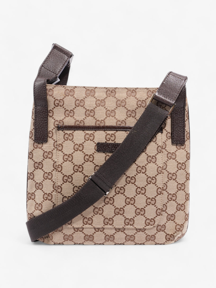 Gucci Messenger Bag Supreme Brown Canvas Luxe Collective