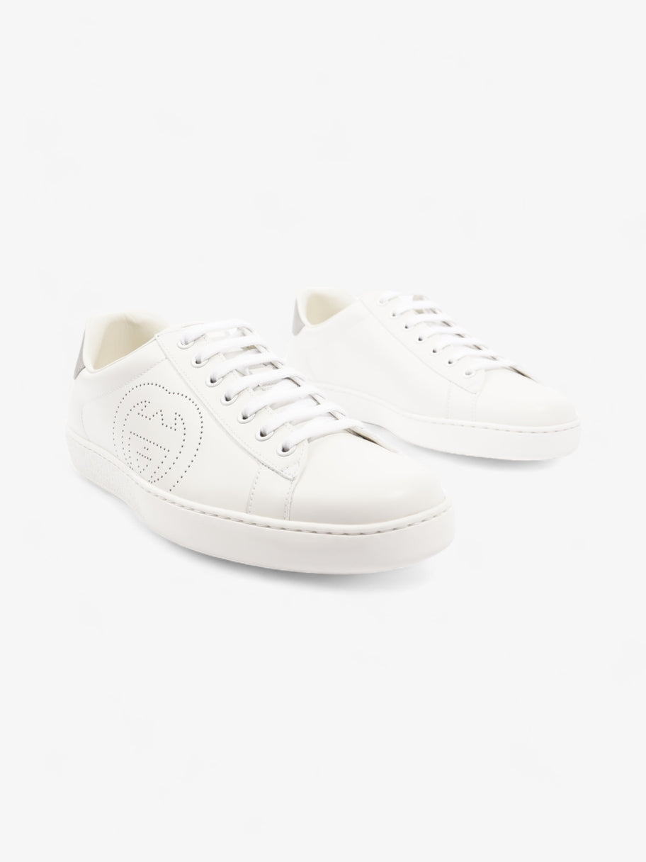 Gucci Interlocking G Sneaker White Leather EU 43.5 UK 9.5 Image 2