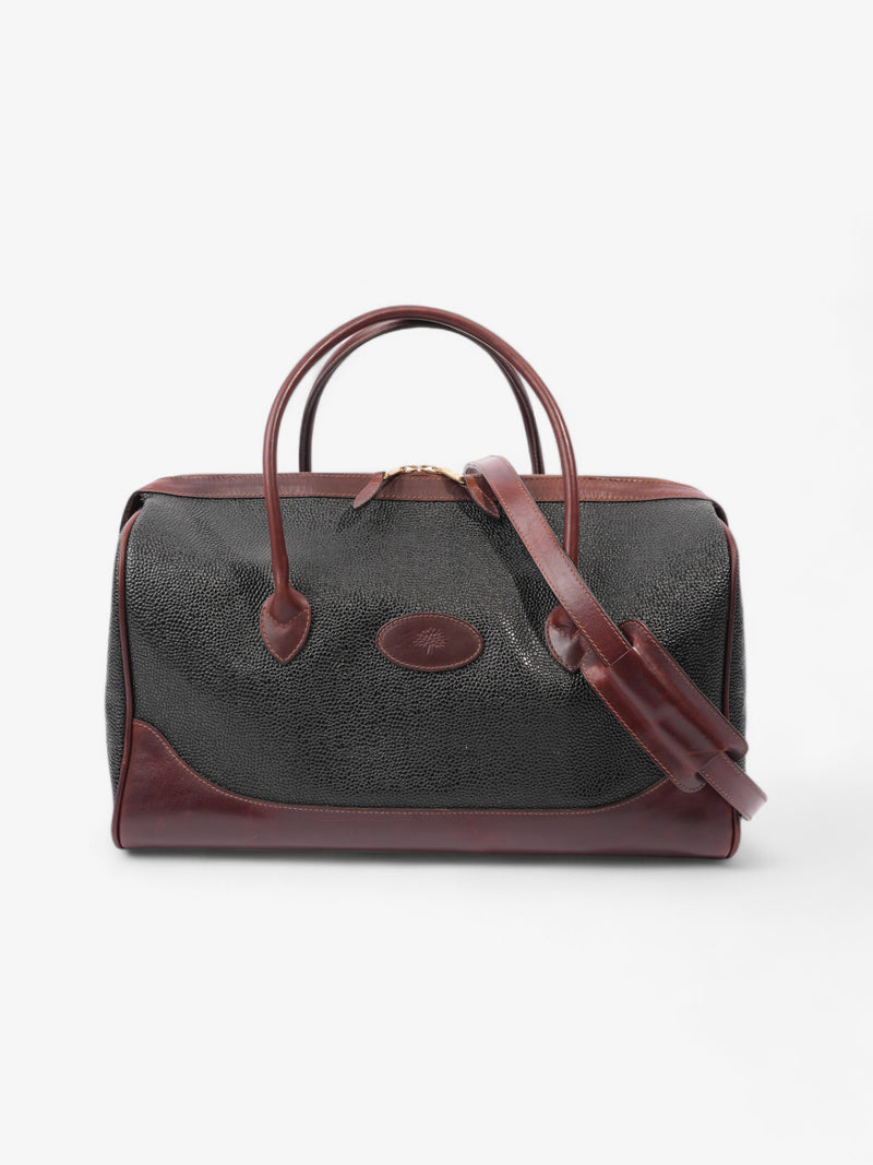  Mulberry Bowler Black / Brown Grained Leather