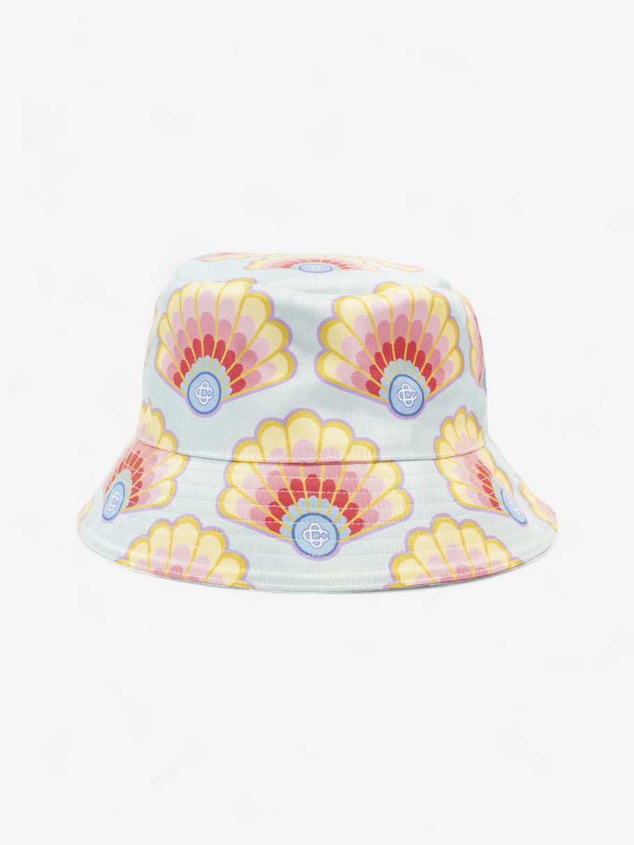 Casablanca Rainbow Shell Bucket Hat Light Blue / Multicoloured Denim M/L Image 1