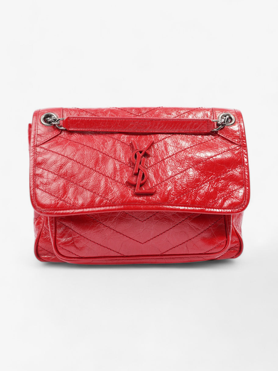 Saint Laurent Niki Red Calfskin Leather Medium Image 1