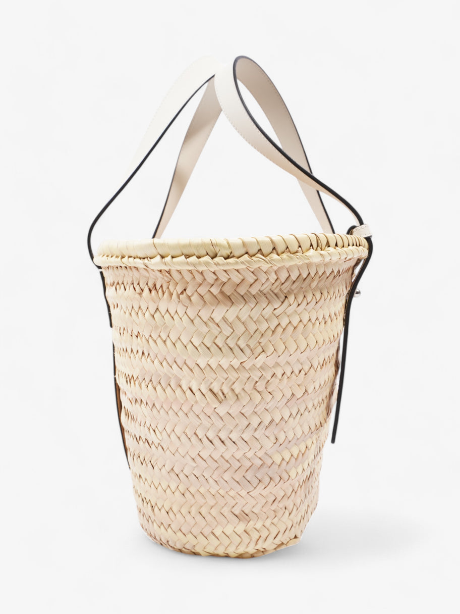 Loewe Basket Bag Natural / White Palm Leaves Medium Image 4